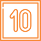 ten (1) Icone dix